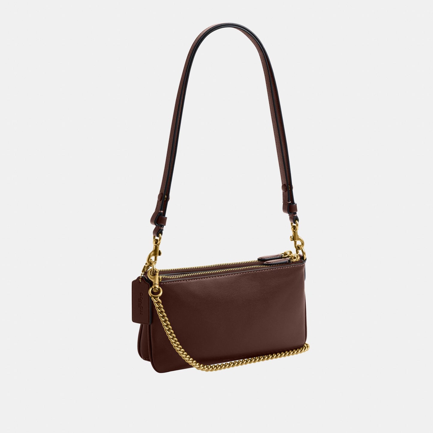 CDY89-Refined Calf Leather Audrey Crossbody Bag-B4/Maple