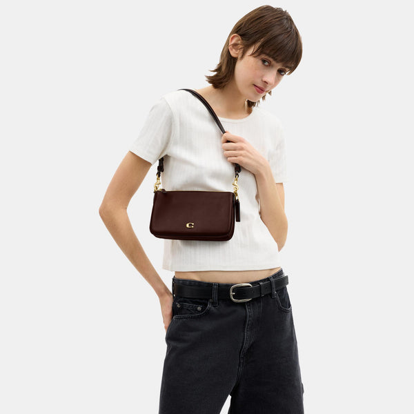 Refined Calf Leather Audrey Crossbody Bag