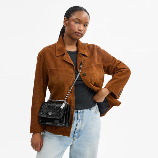 Klare Crossbody Bag in Signature Leather