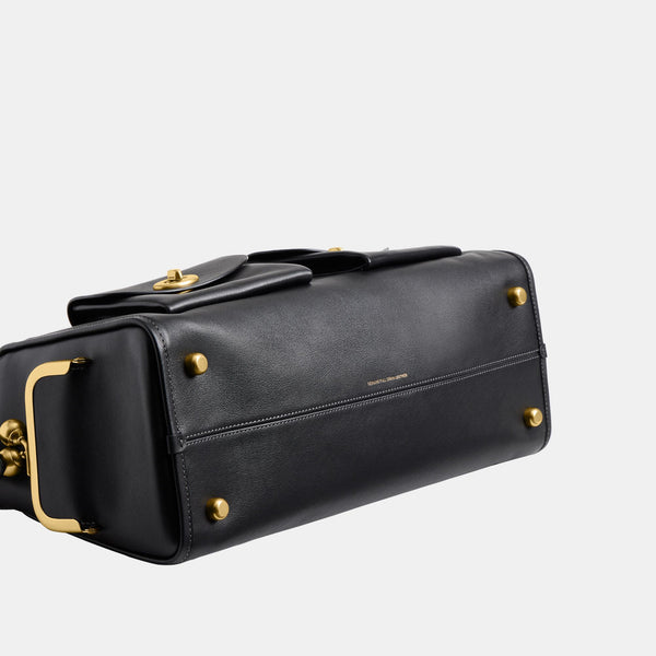 The Coach Originals Natural Grain Leather Turnlock Haversack Bag