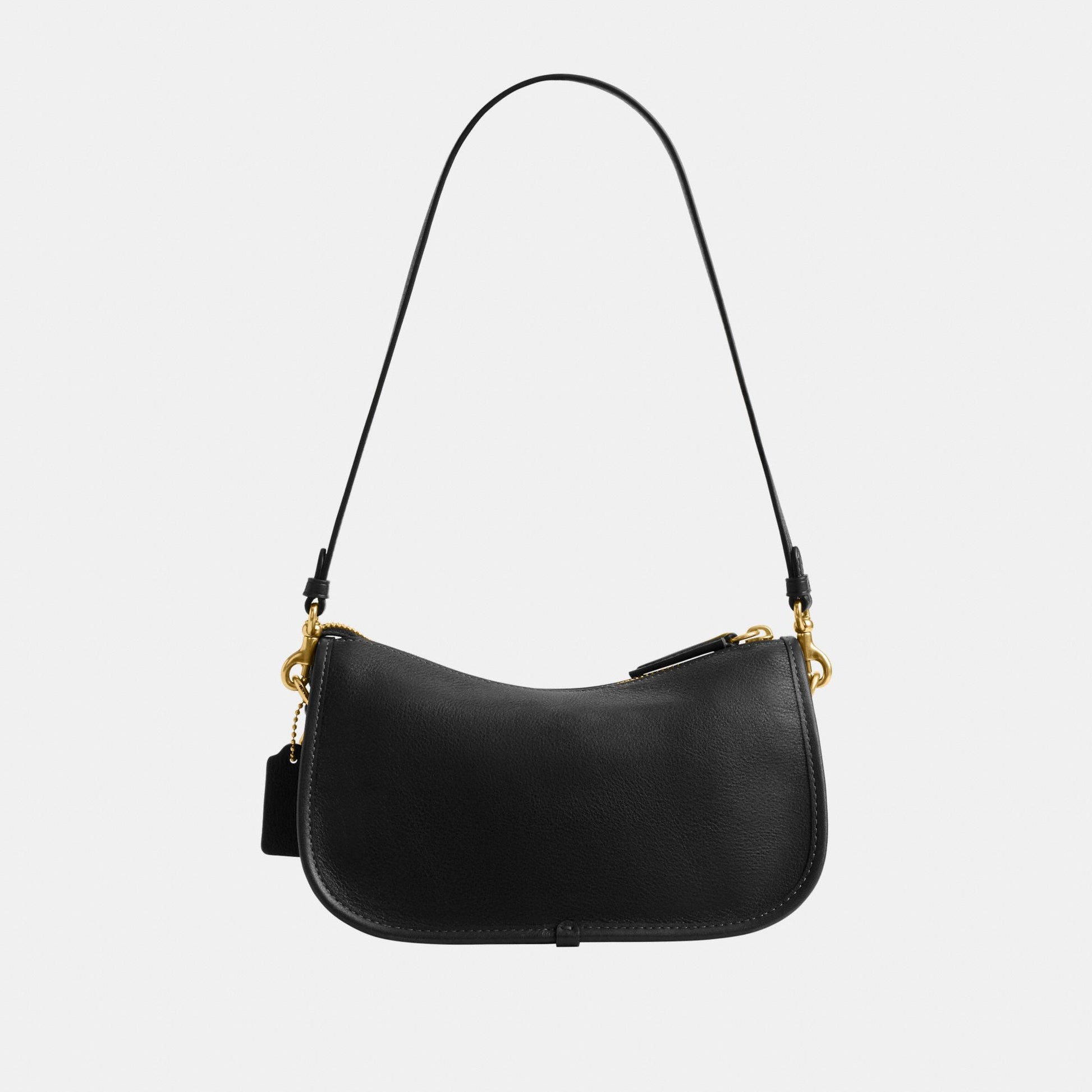 CDZ20-The Coach Originals Natural Grain Leather Twin Turnlock Waverly Bag-B4/Black