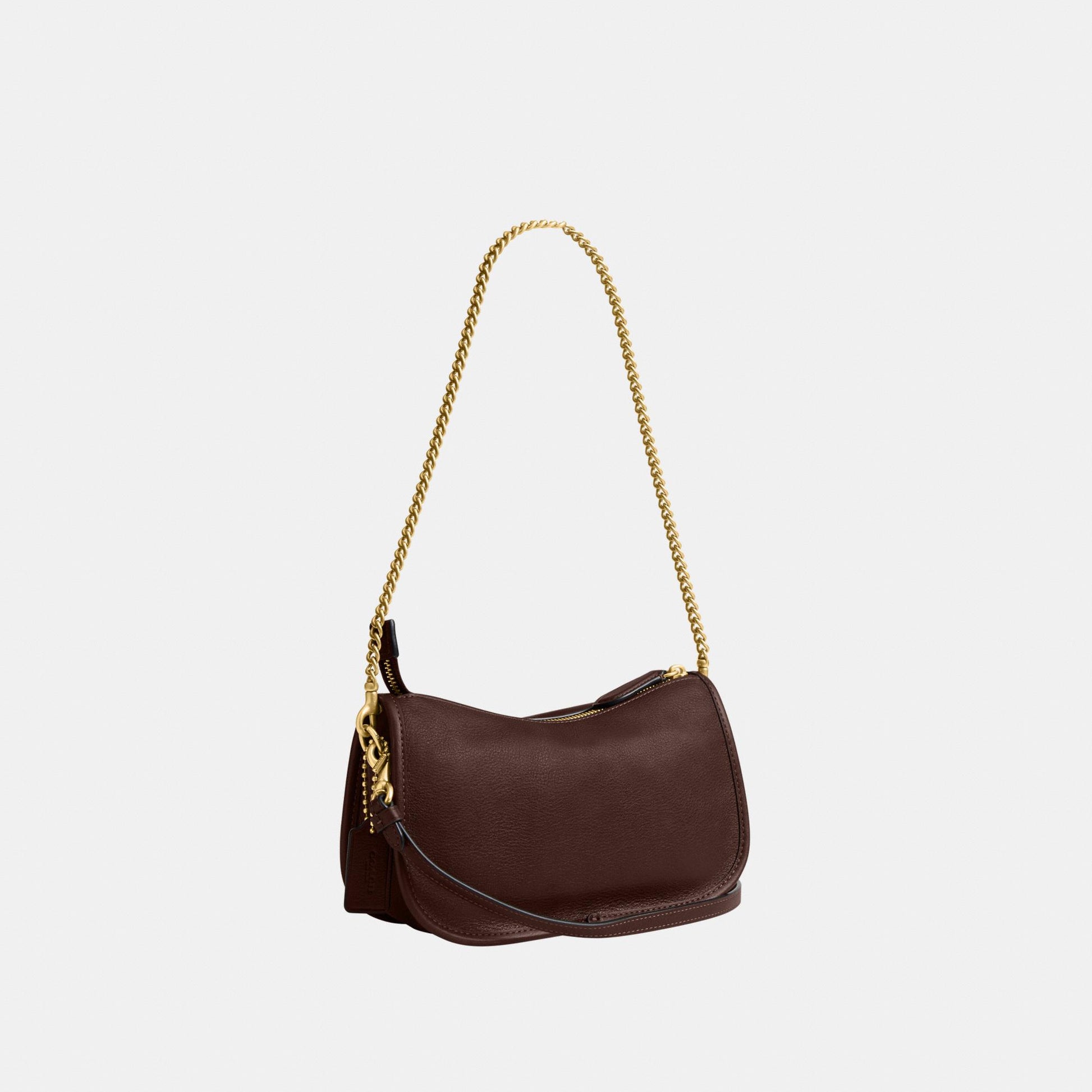 CDZ20-The Coach Originals Natural Grain Leather Twin Turnlock Waverly Bag-B4/Maple
