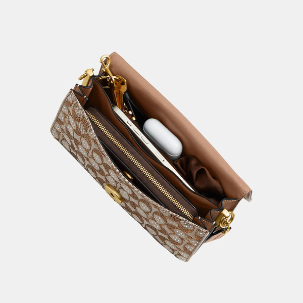 Crystal Signature Soft Tabby Shoulder Bag 26