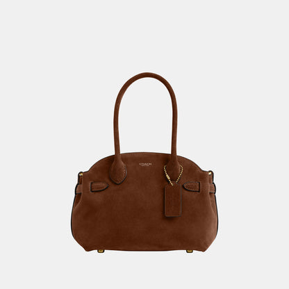 CDZ46-Suede Soft Empire Carryall 21-B4/Warm Brown