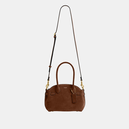 CDZ46-Suede Soft Empire Carryall 21-B4/Warm Brown