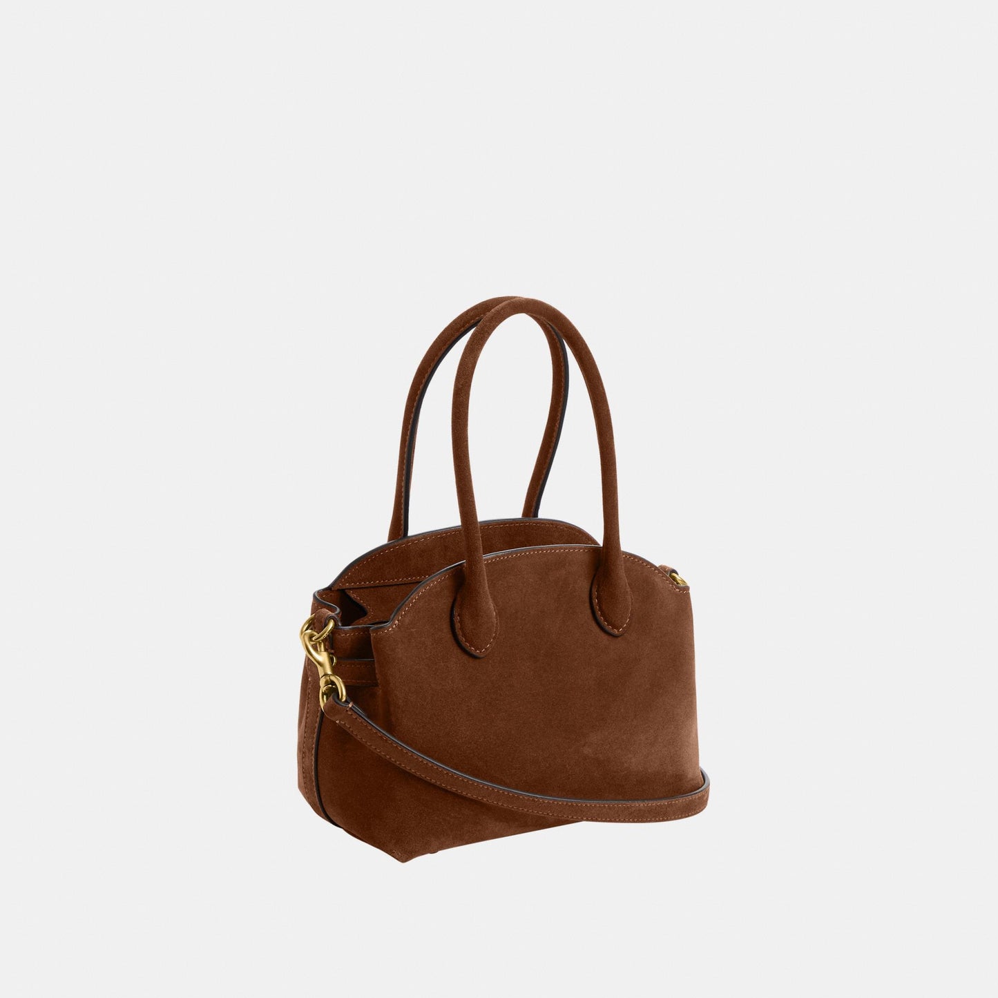 CDZ46-Suede Soft Empire Carryall 21-B4/Warm Brown