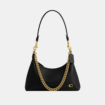CDZ64-Glovetanned Leather Juliet Shoulder Bag 25 Refresh-B4/Black