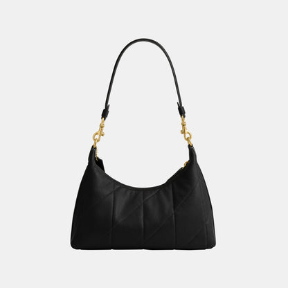 CDZ65-Juliet Shoulder Bag 25 with Quilting-B4/Black