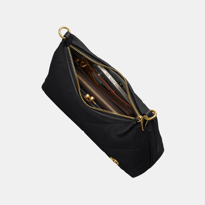 CDZ65-Juliet Shoulder Bag 25 with Quilting-B4/Black