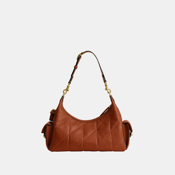 Soft Quilted Leather Pocket Juliet Bag 30