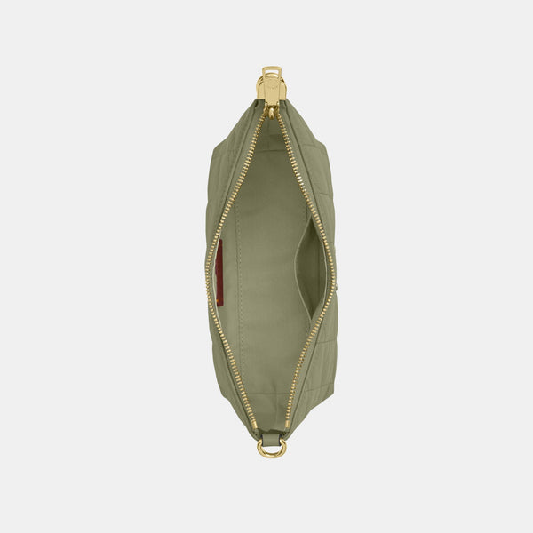 Caitlin Shoulder Bag in Glazed Leather with Quilting