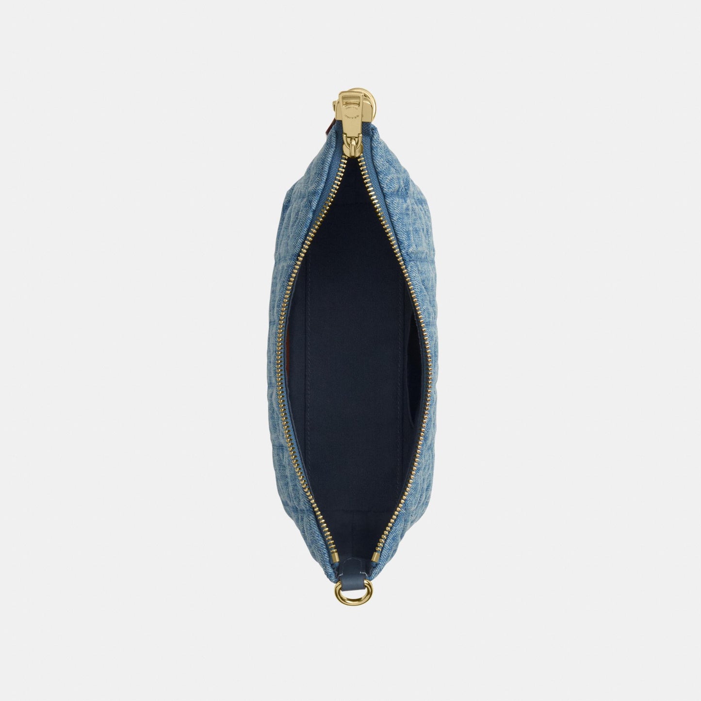 CDZ89-Caitlin Shoulder Bag in Denim with Quilting-Im/Indigo