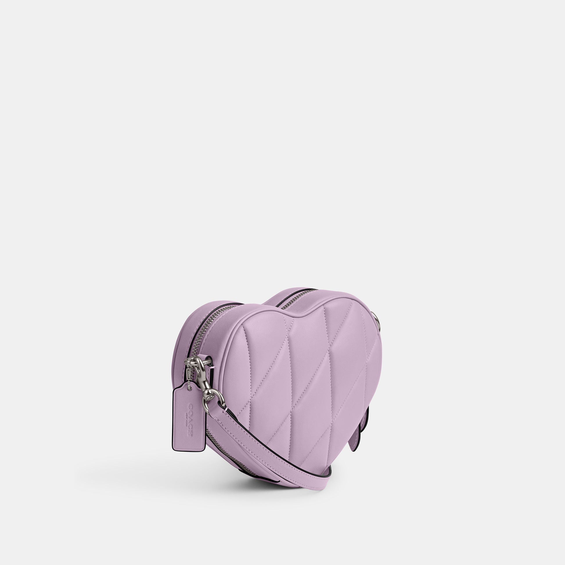 ce725-Heart Crossbody With Quilting