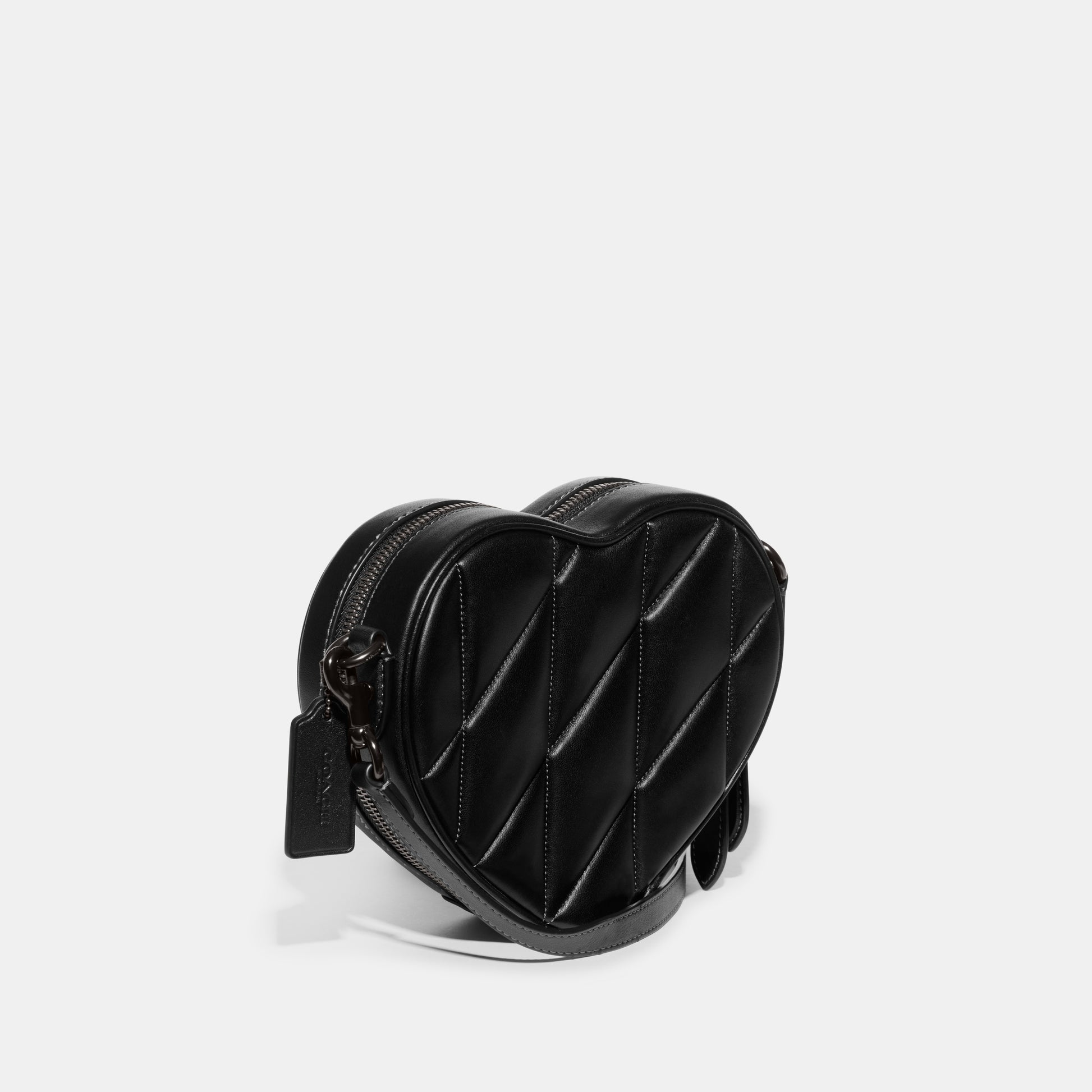 ce725-Heart Crossbody With Quilting