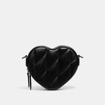 ce725-Heart Crossbody With Quilting