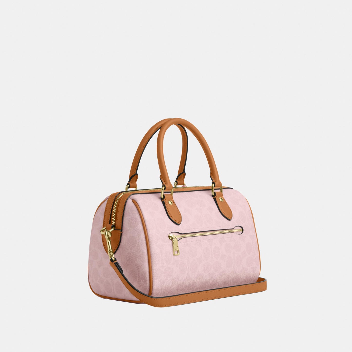 CEA18-Rowan Satchel in Signature Canvas with Charms-Im/Powder Pink