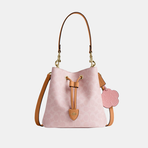 Rowan Bucket Bag in Signature Canvas with Charms