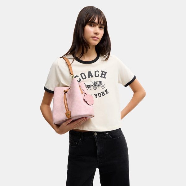 Rowan Bucket Bag in Signature Canvas with Charms