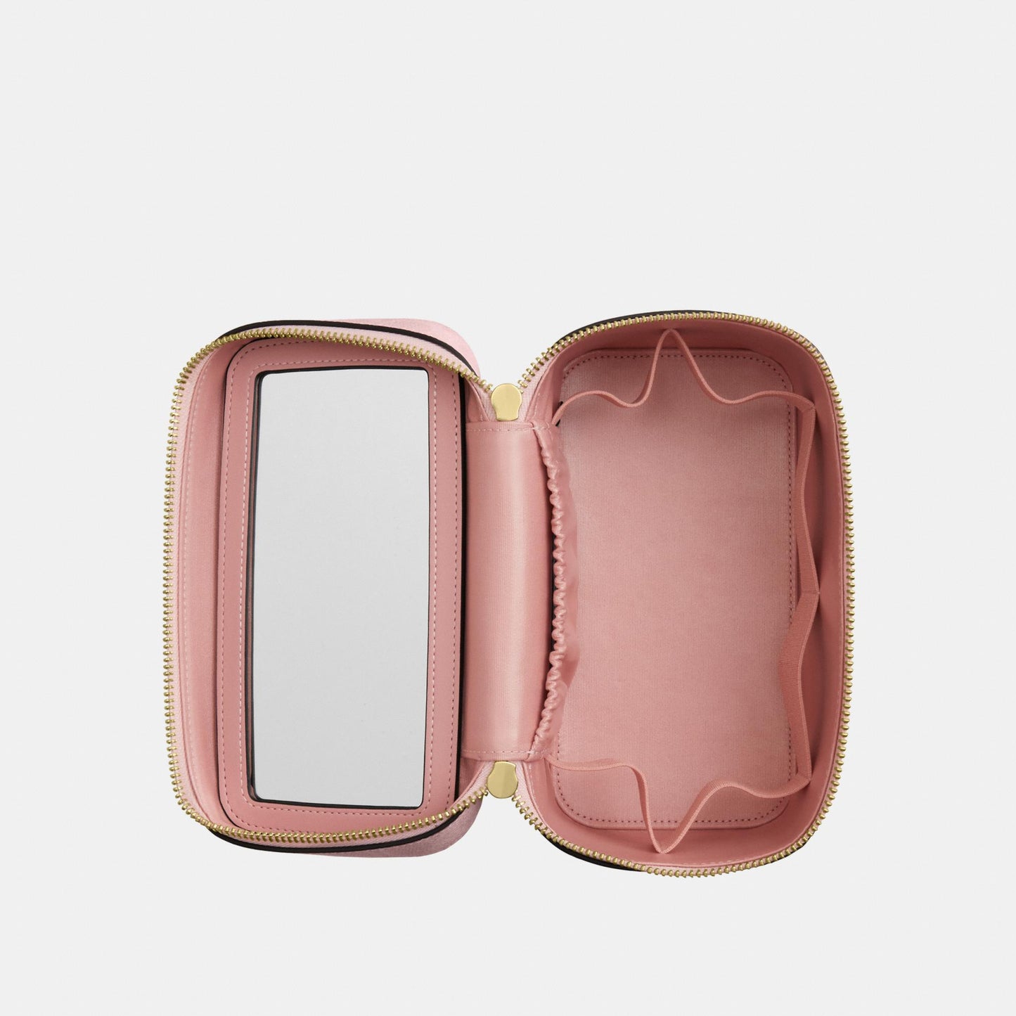 CEA56-Cosmetic Case in Signature Canvas-Im/Powder Pink