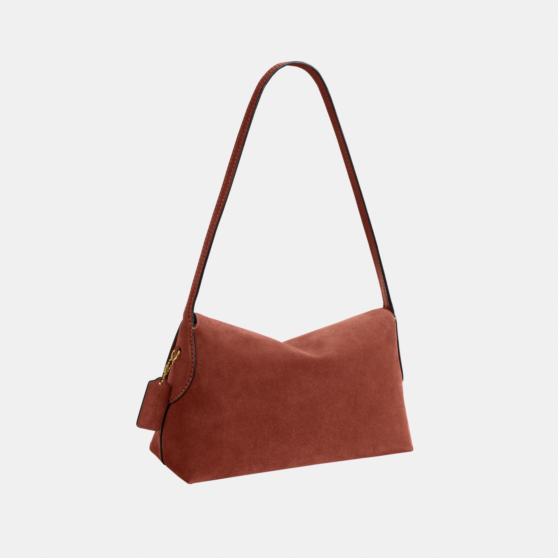 CEB52-Suede Chelsea Shoulder Bag 30-B4/Clay