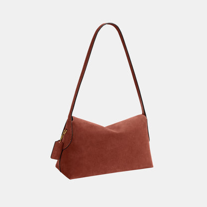 CEB52-Suede Chelsea Shoulder Bag 30-B4/Clay