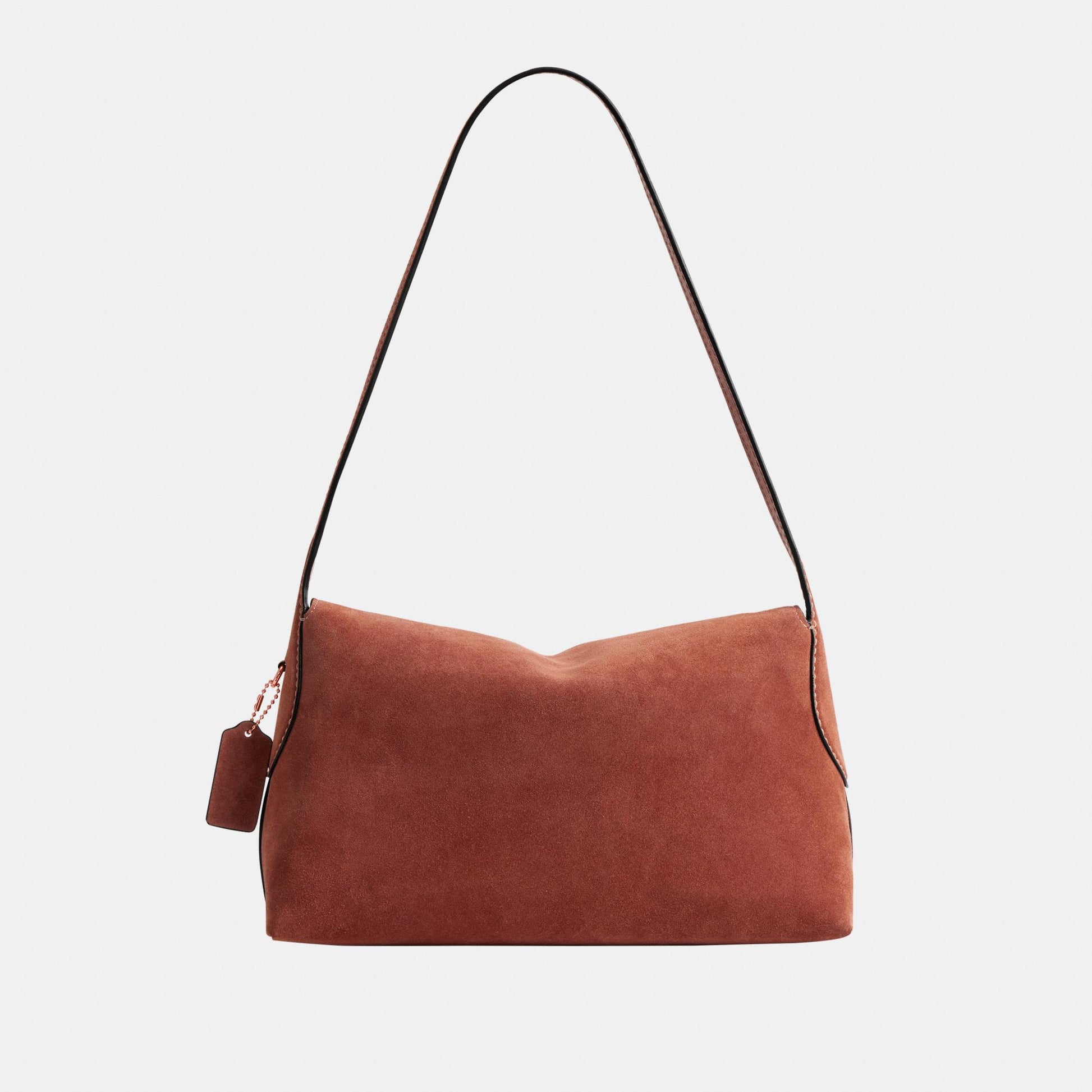 CEB52-Suede Chelsea Shoulder Bag 30-B4/Clay