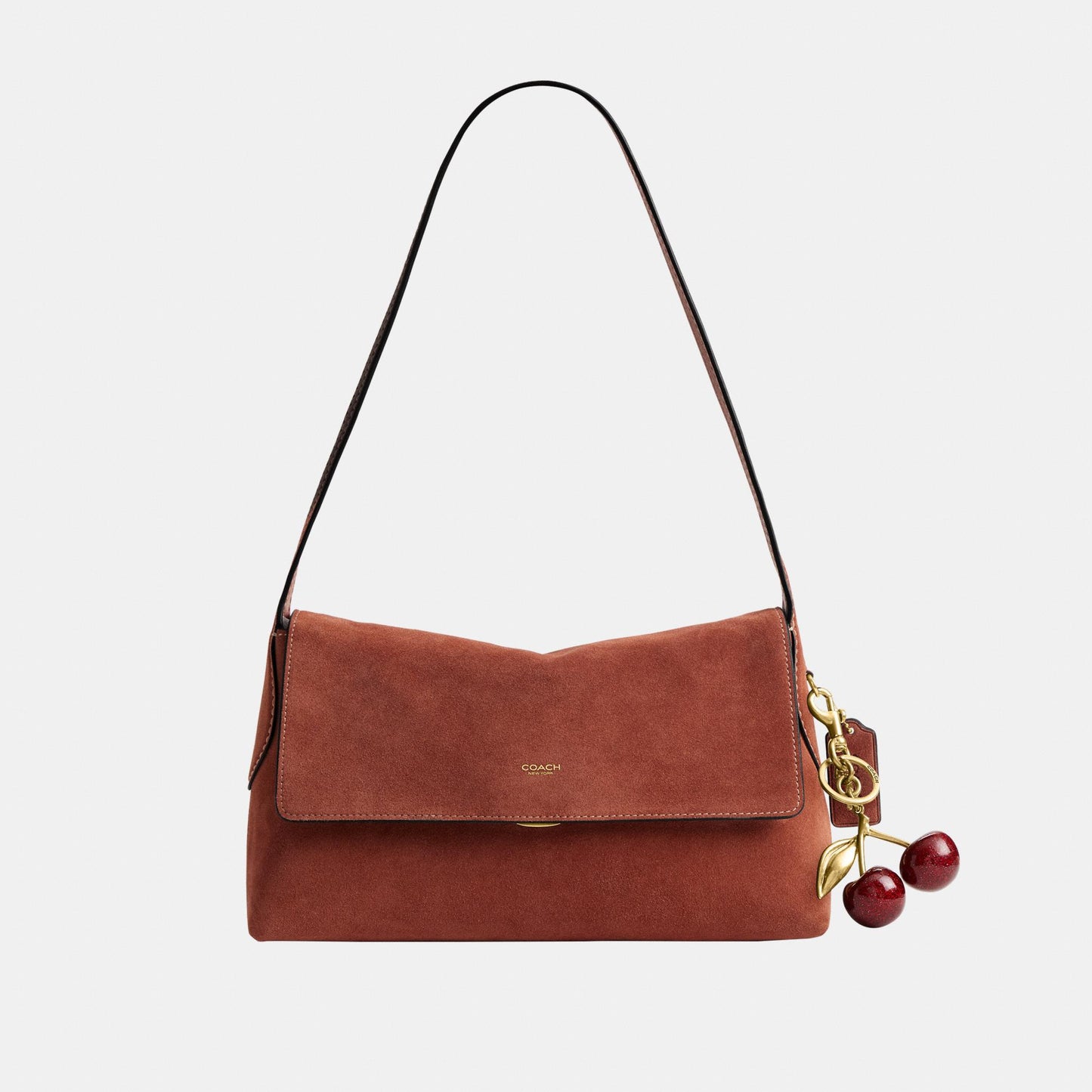 CEB52-Suede Chelsea Shoulder Bag 30-B4/Clay