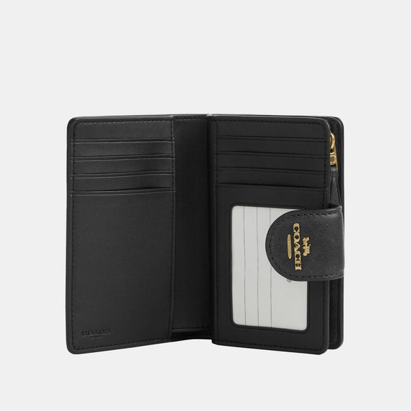 Medium Corner Zip Wallet in Loved Signature Canvas