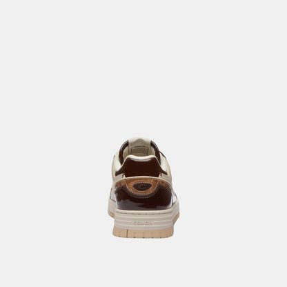 CEE45-Coach Soho Sneaker with Patent Signature-Brown/Maple