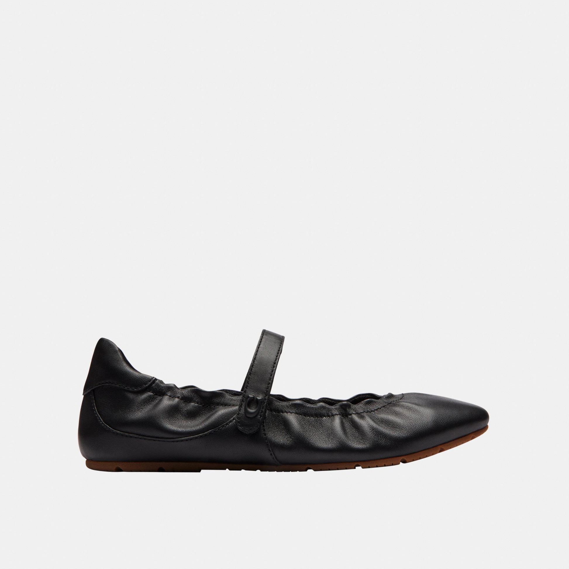 CEE54-Coach Mary Jane Sneaker-Black
