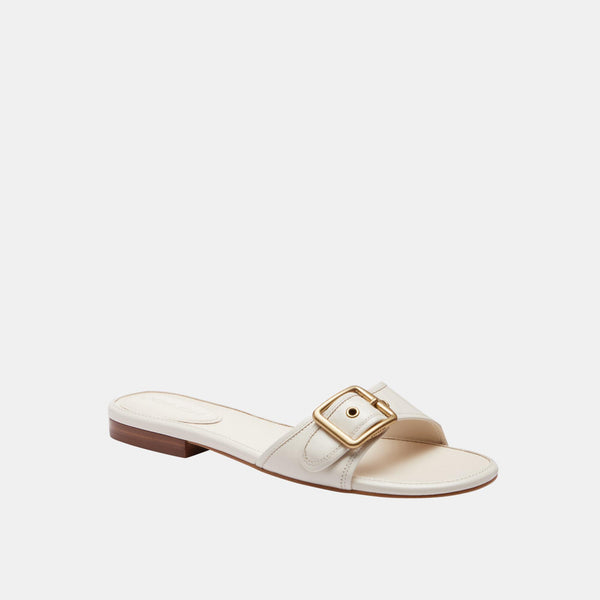 Margot Leather Flat Sandal
