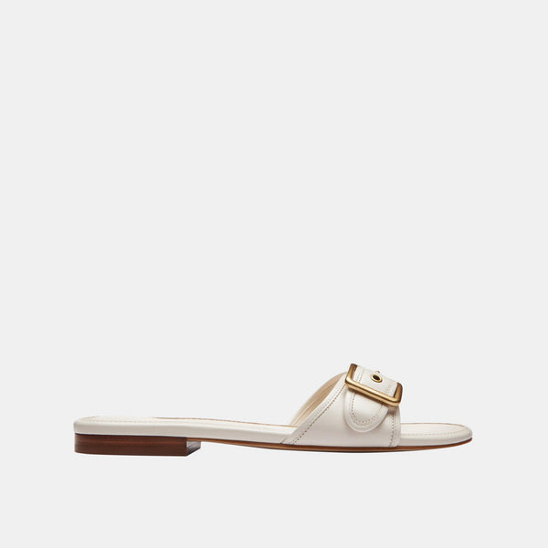 Margot Leather Flat Sandal