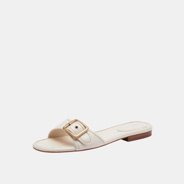 Margot Leather Flat Sandal