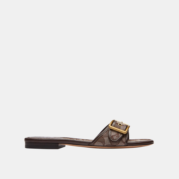 Margot Signature Jacquard Flat Sandal