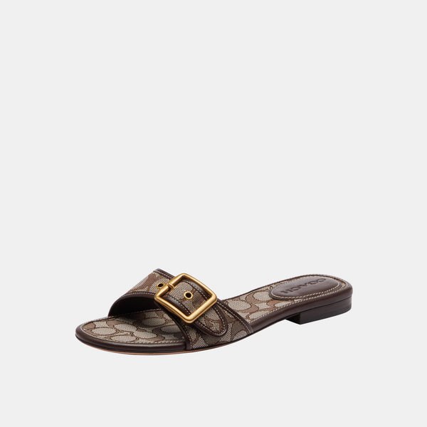 Margot Signature Jacquard Flat Sandal