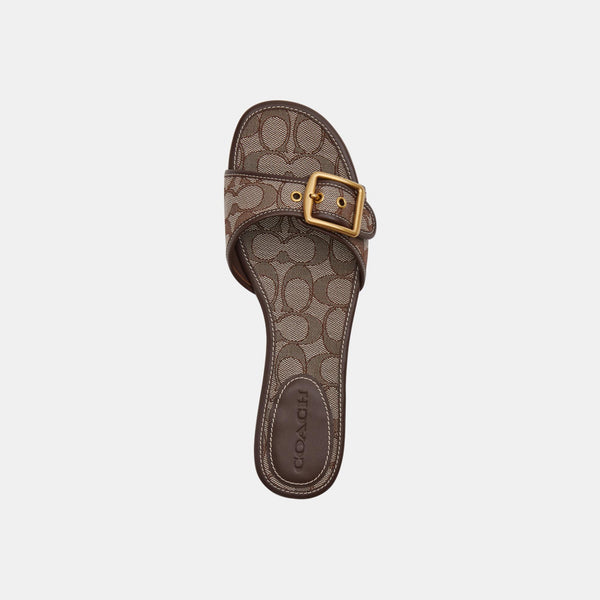 Margot Signature Jacquard Flat Sandal