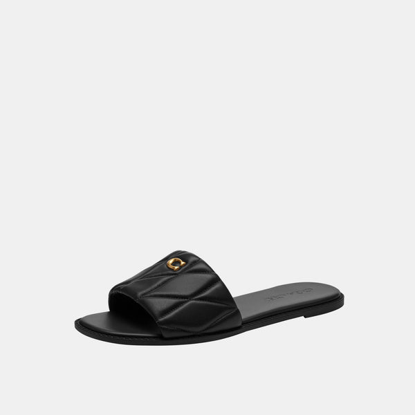 Holly Quilted Leather Sandal