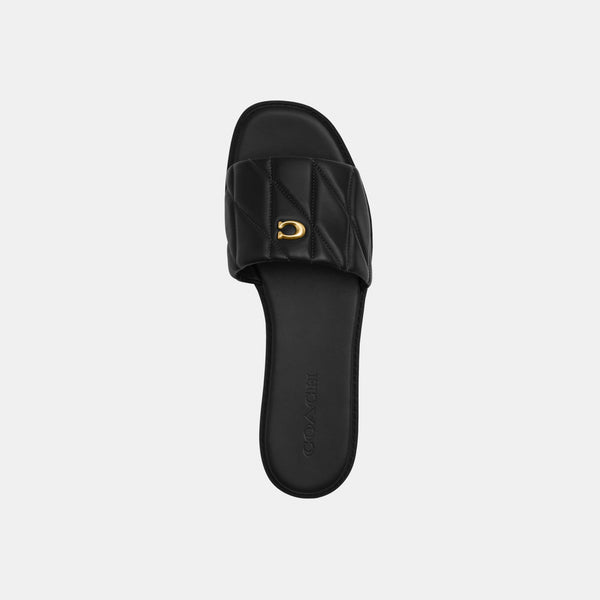 Holly Quilted Leather Sandal