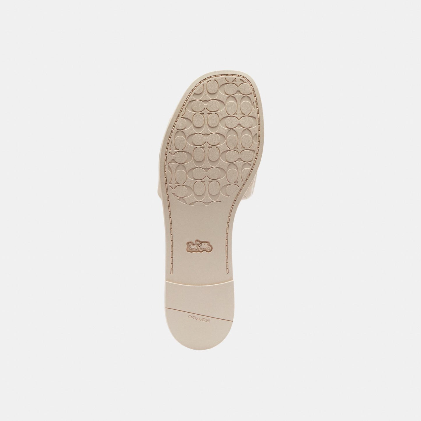 CEF42-Holly Quilted Leather Sandal-Chalk