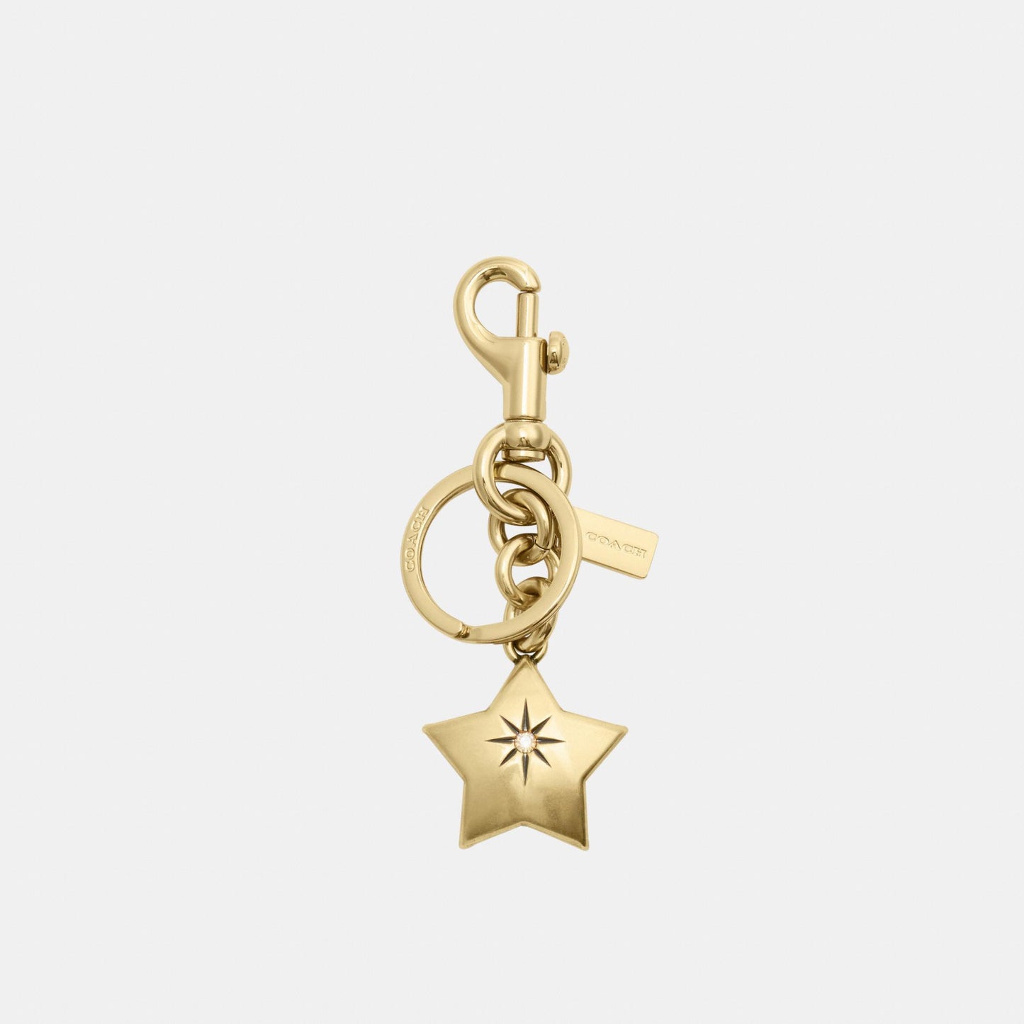 CEF93-Mini Star Bag Charm-Im/Gold