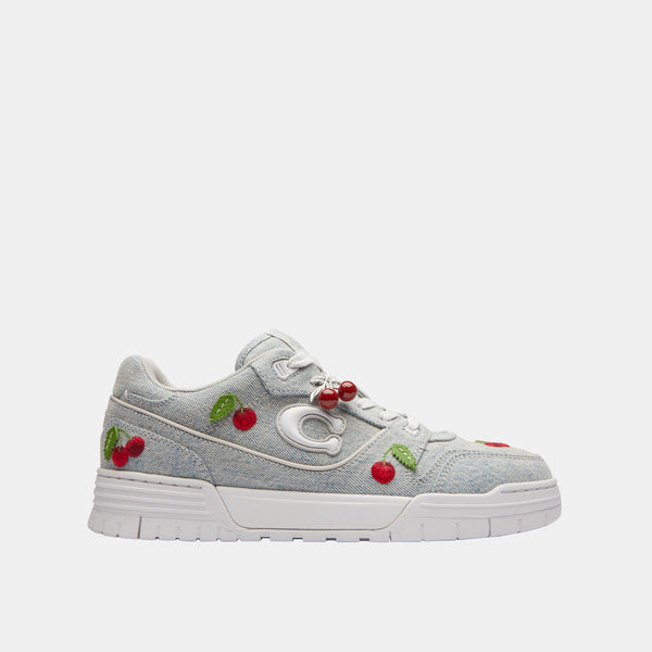 Denim Coach Soho Sneaker with Cherries