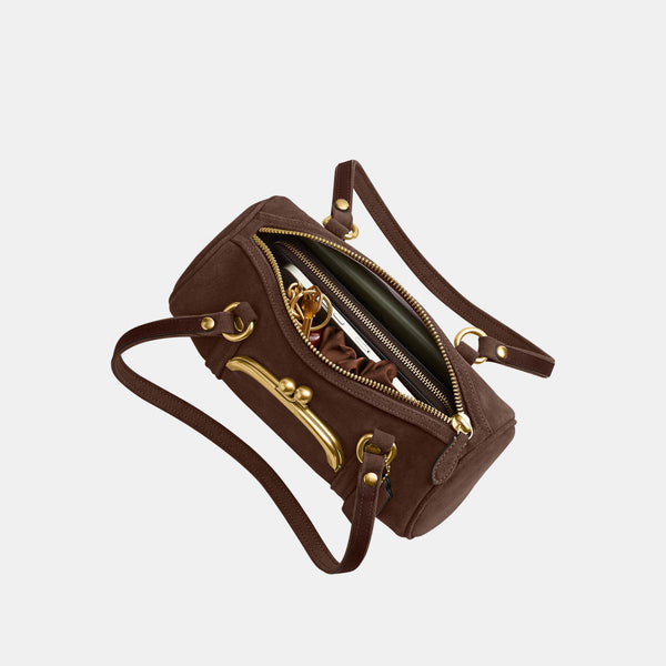 Kisslock Barrel Bag 28