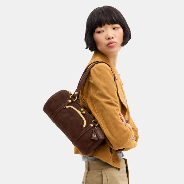 Kisslock Barrel Bag 28