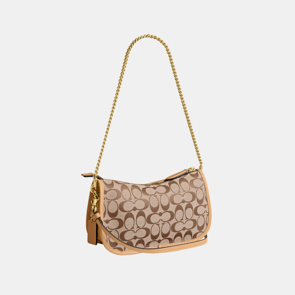 Twin Turnlock Waverly Bag in Signature Jacquard