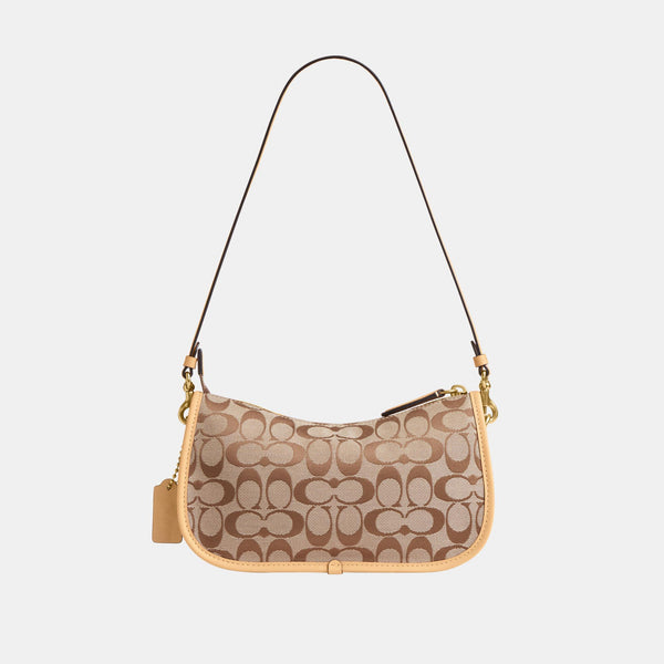 Twin Turnlock Waverly Bag in Signature Jacquard