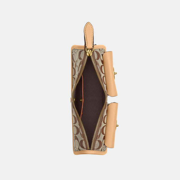 Twin Turnlock Waverly Bag in Signature Jacquard