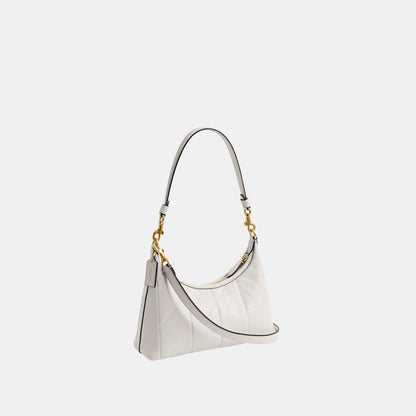 CEM90-Soft Quilted Leather Juliet Shoulder Bag 25-B4/Chalk