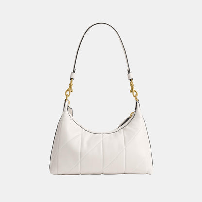 CEM90-Soft Quilted Leather Juliet Shoulder Bag 25-B4/Chalk