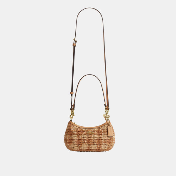 Teri Mini Crossbody Bag with Gingham Print