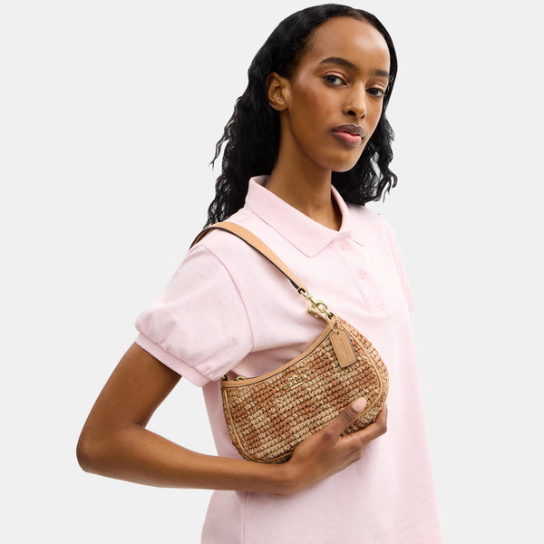 Teri Mini Crossbody Bag with Gingham Print